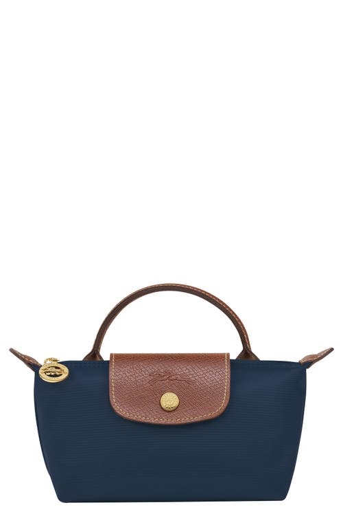 Longchamp Le Pliage Cosmetics Case in Marine at Nordstrom