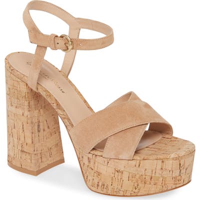 Gianvito Rossi Strappy Cork Platform Sandal