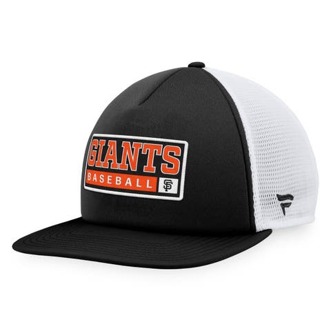 New Era Youth Boys and Girls Black San Francisco Giants Patch Trucker  9FORTY Snapback Hat
