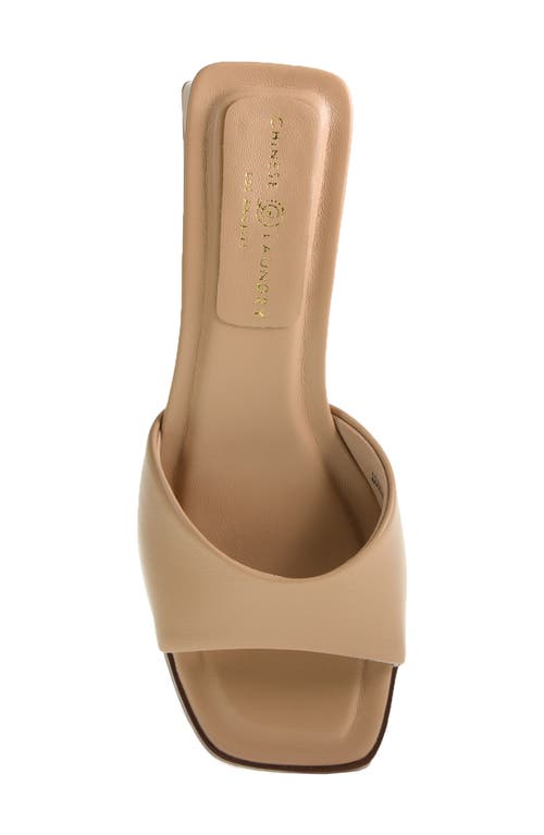 Chinese Laundry Liinda Slide Sandal In Beige