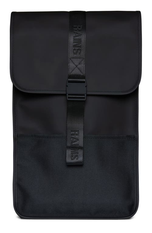 Rains Waterproof Trail Backpack in Black at Nordstrom