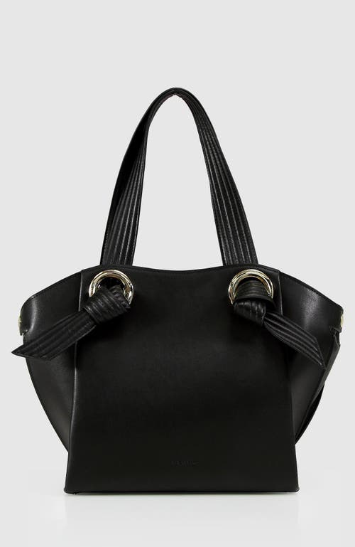 Shop Belle & Bloom Heart Of Gold Leather Shoulder Bag In Black