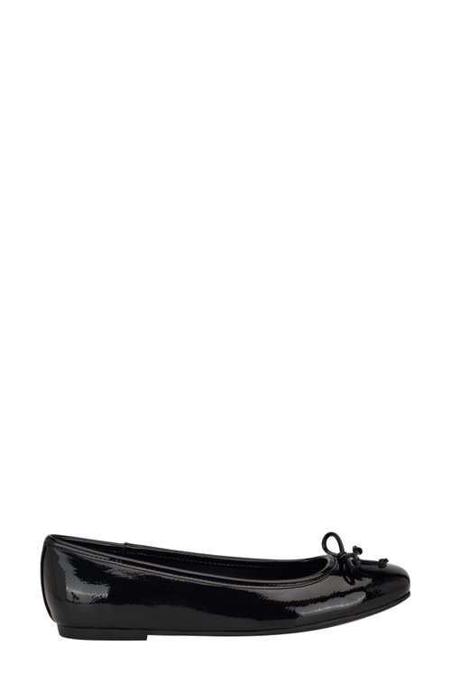 Calvin Klein Bronte Ballet Flat In Black/black