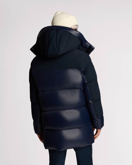 Alpenhaus Verenfeld Heavyweight Puff Parka With Removable Hood In Midnight