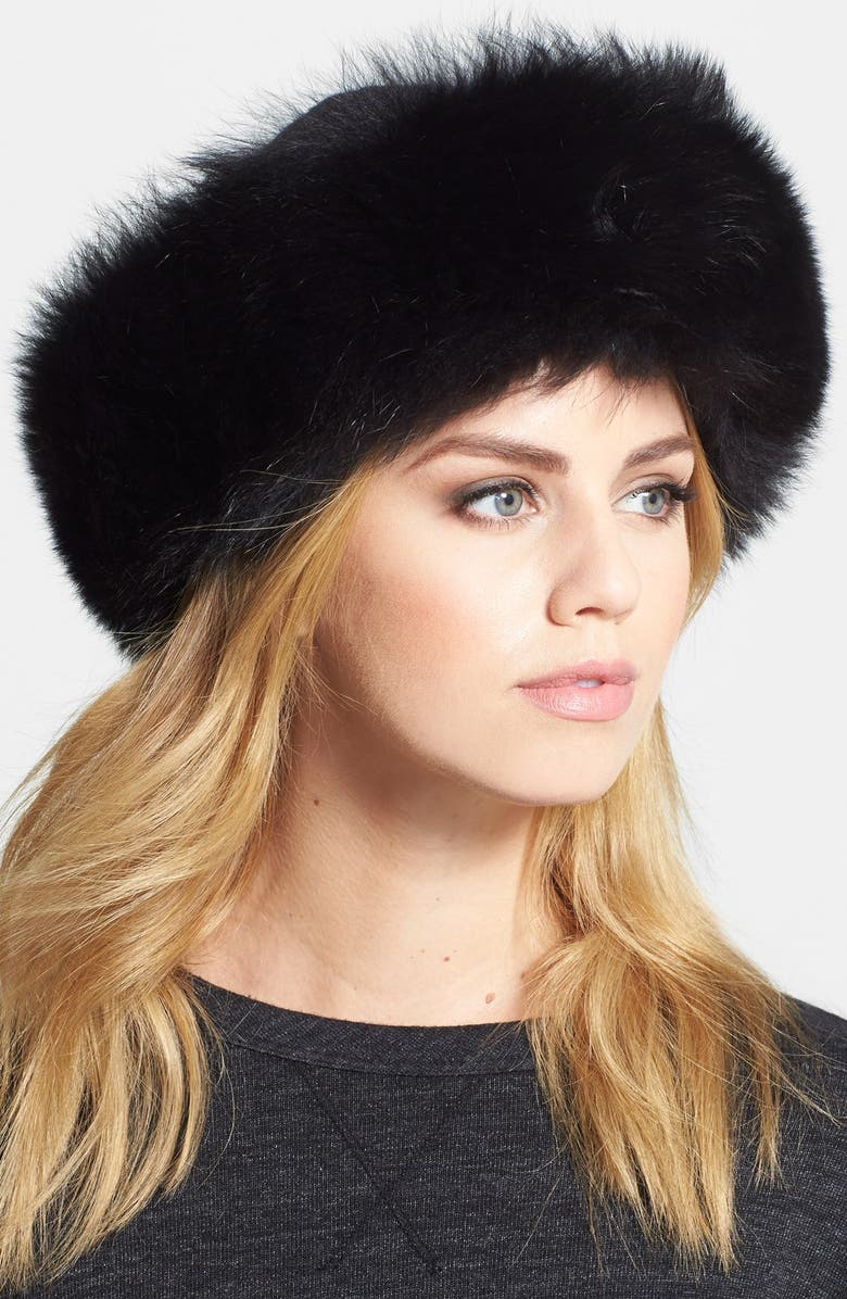 Kyi Kyi Italian Wool & Genuine Fox Fur Hat | Nordstrom