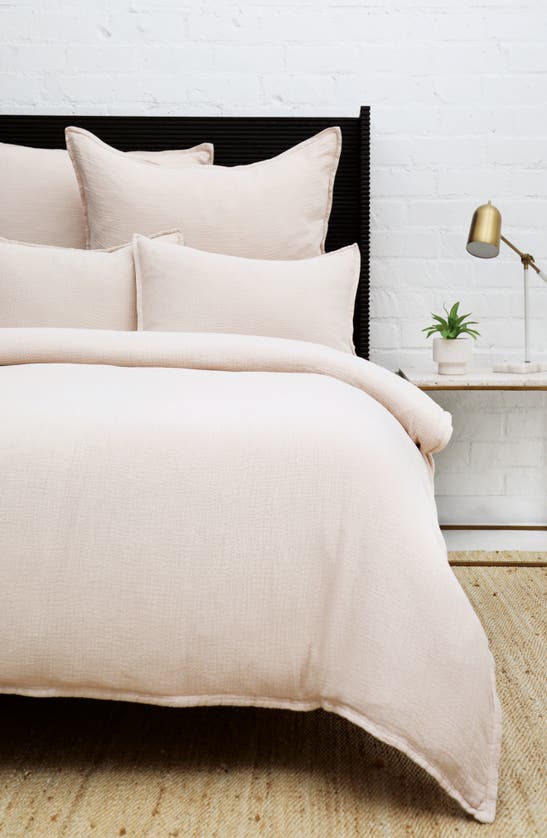 Pom Pom At Home Waverly Cotton Duvet Set In Blush