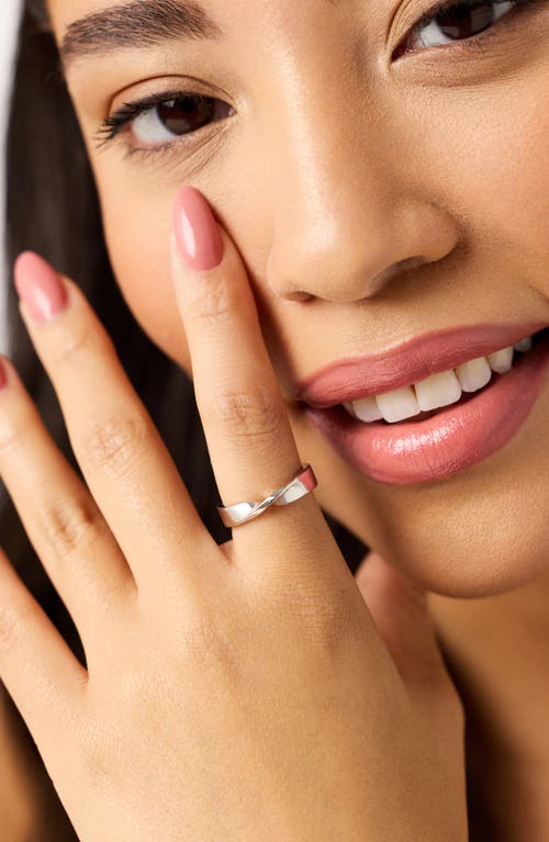 Ana Luisa Eliora Silver Band Ring In Silver