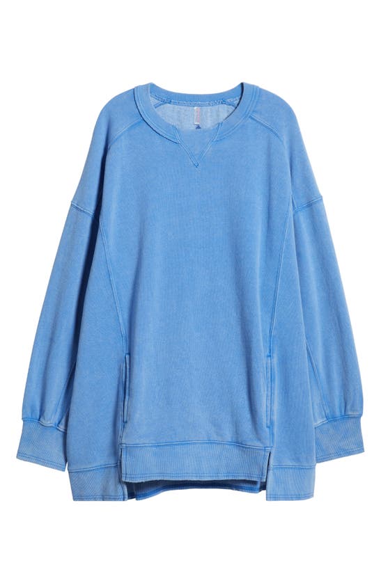 Shop Fp Movement Intercept Oversized Sweatshirt In Riviera Blue