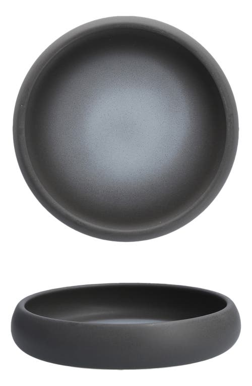 Fortessa Cloud Terre Set of 4 Arlo Bowls in Charcoal at Nordstrom