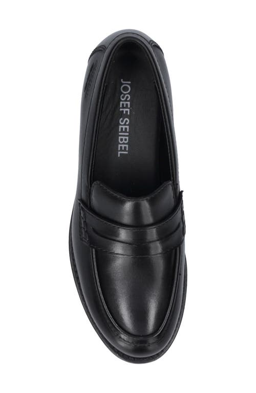 Shop Josef Seibel Simona 07 Penny Loafer In Black