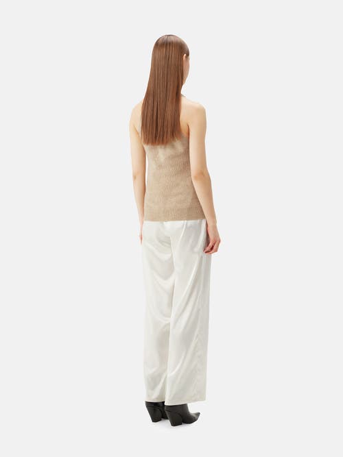 Gobi Mongolian Cashmere Organic Color Cashmere Top In Warm Grey