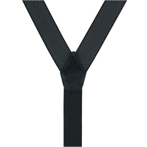 Trafalgar Men's Big & Tall Napier Convertible Suspenders In Black