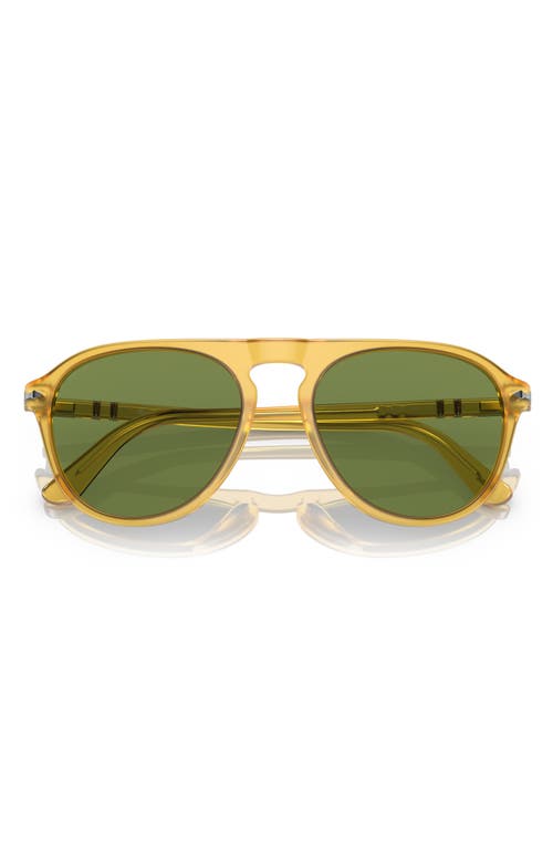 Persol 55mm Pilot Sunglasses in Green at Nordstrom