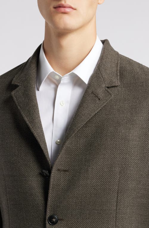 Shop Canali Nuvola Trim Fit Wool & Cotton Sport Coat In Brown