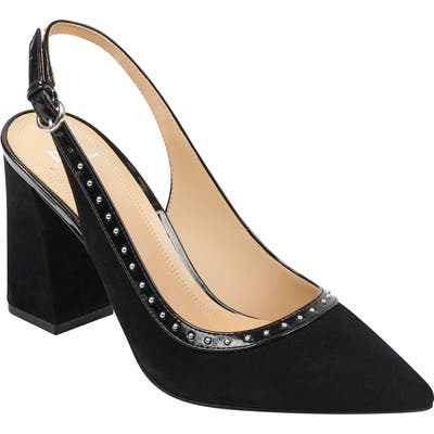 Marc Fisher Ltd Joi Studded Slingback Pump, Black
