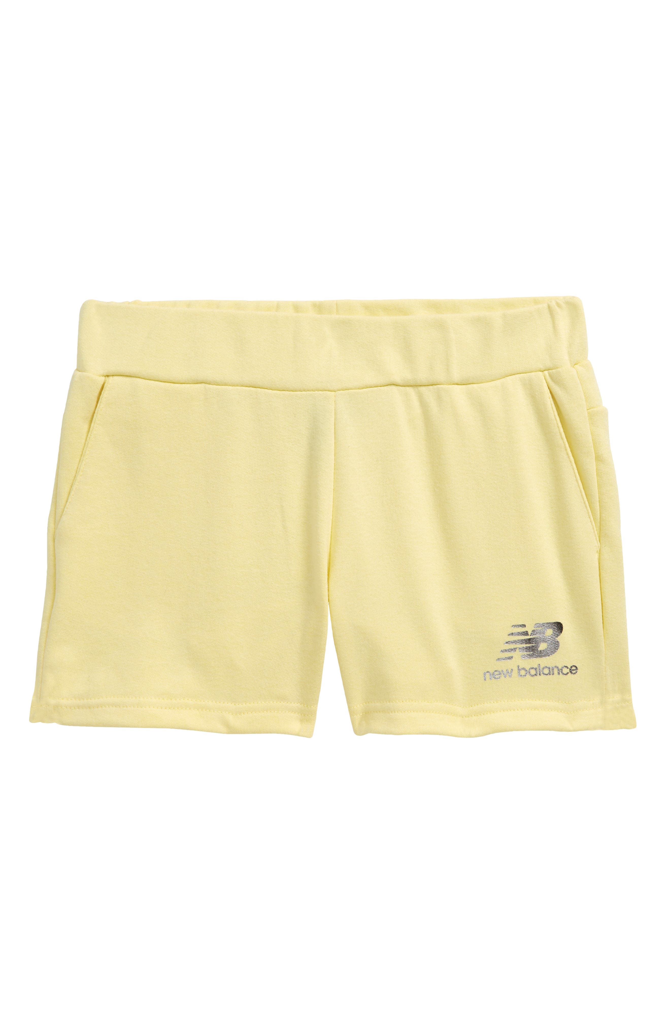 new balance yellow shorts