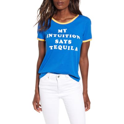 Wildfox Tequila Intuition Tee, Blue
