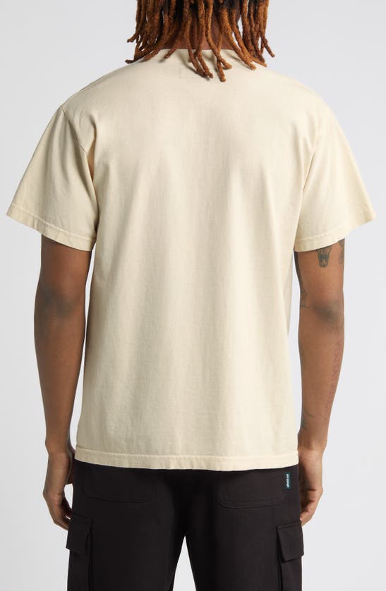 Shop Afield Out Unknown Cotton Graphic T-shirt In Bone