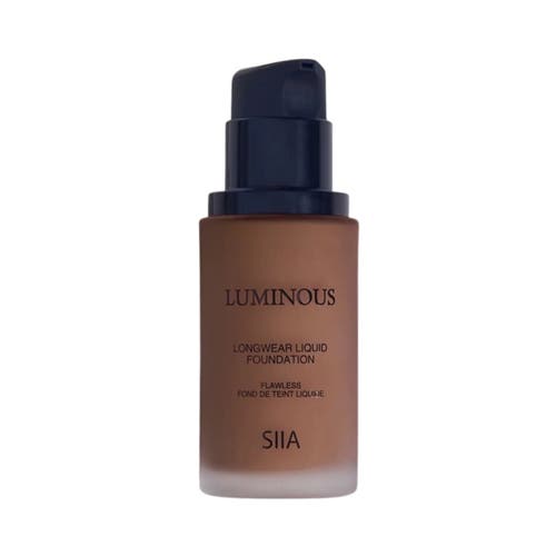 Shop Siia Cosmetics Luminous Longwear Liquid Foundation In Cocoa