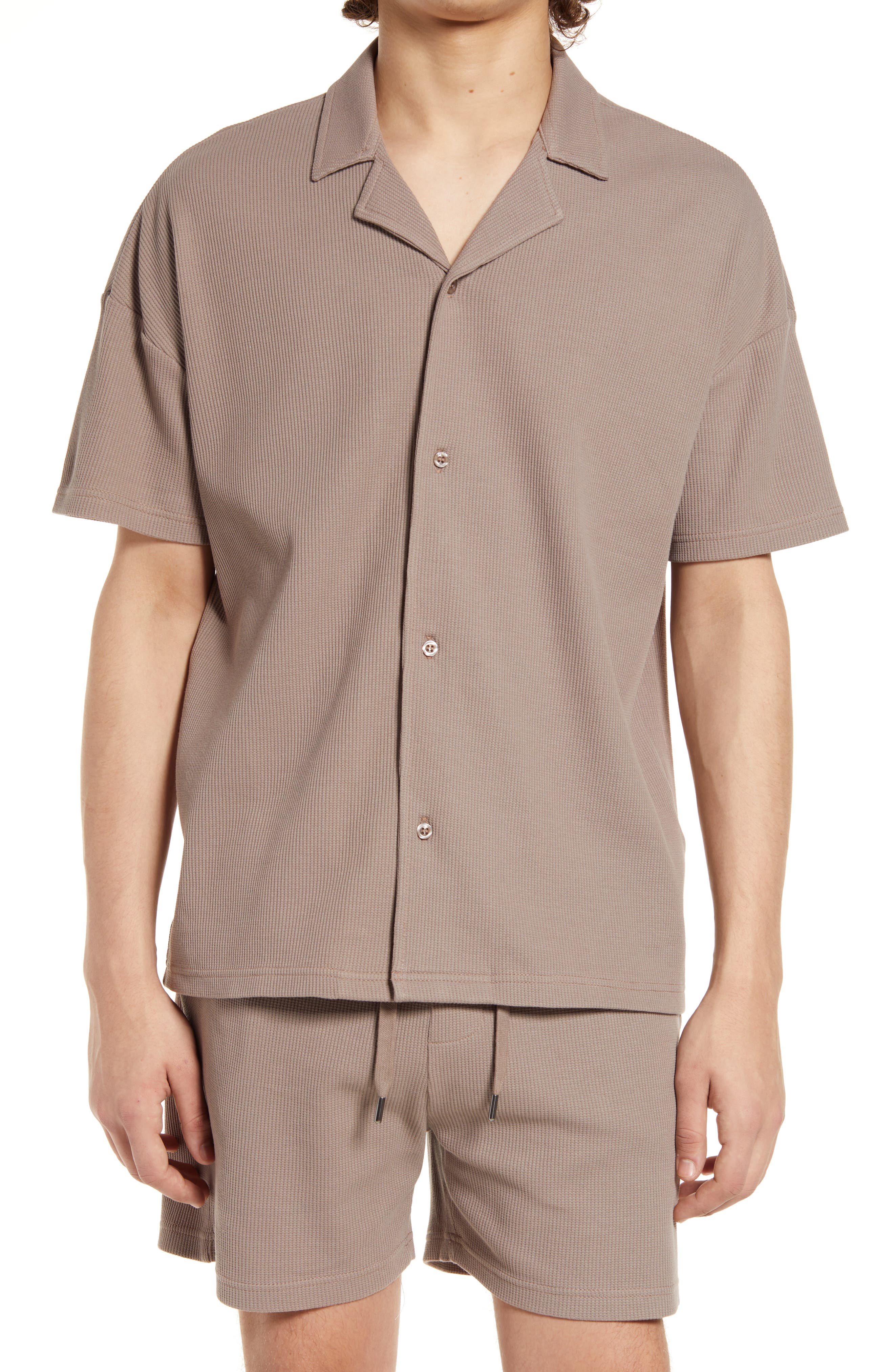 Native Youth Waffle Knit Short Sleeve 