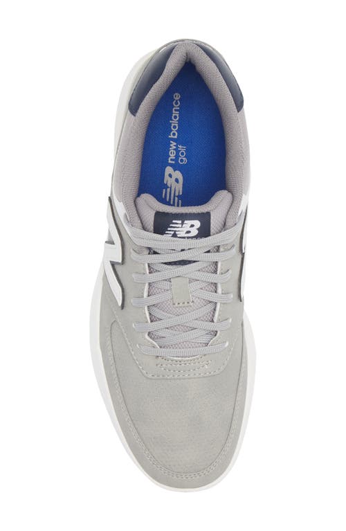 Shop New Balance 574 Greens Waterproof Golf Shoe In Grey/white