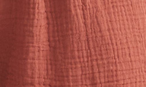 MARINE LAYER MARINE LAYER CORINNE SMOCKED DOUBLE CLOTH COTTON SHORTS 