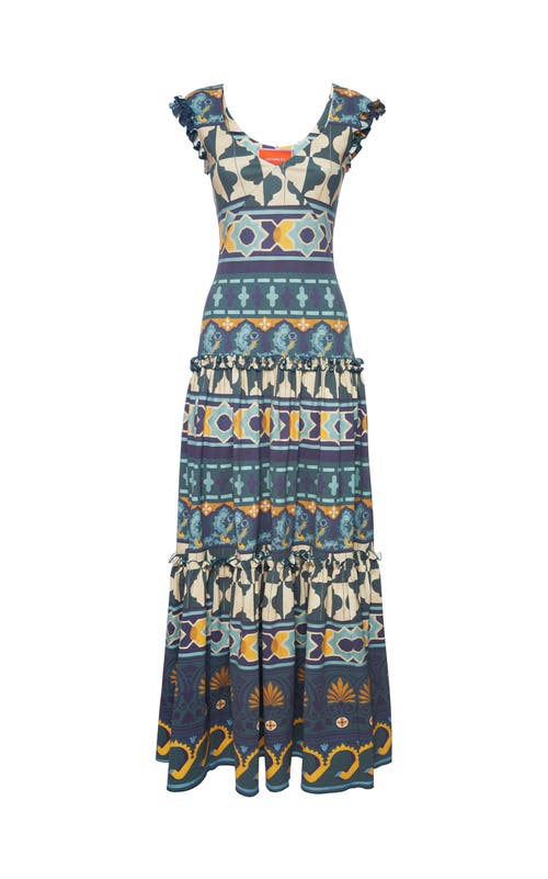 La Doublej Pimento Dress In Casareale In Casareale Barre' Emerald