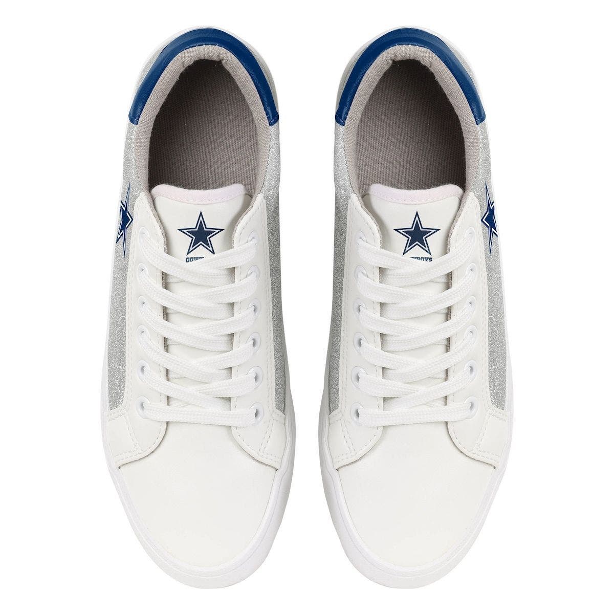 dallas cowboys glitter shoes