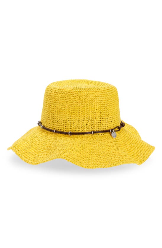 Rag & Bone Rollable Cruise Bucket Hat In Deep Yellow