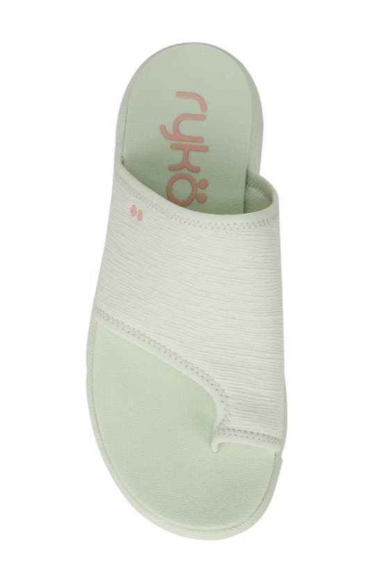 Shop Ryka Rykä Margo Slide Sandal In Green
