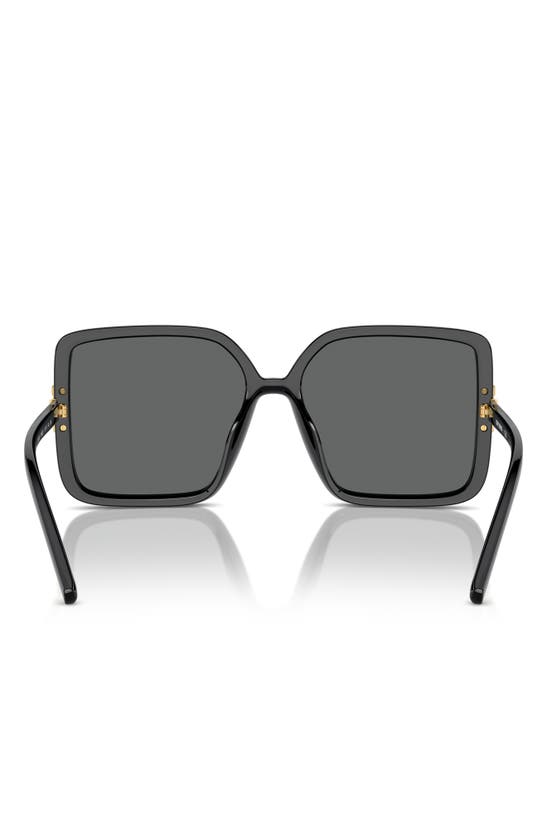 Tory Burch 57mm Square Sunglasses In Black