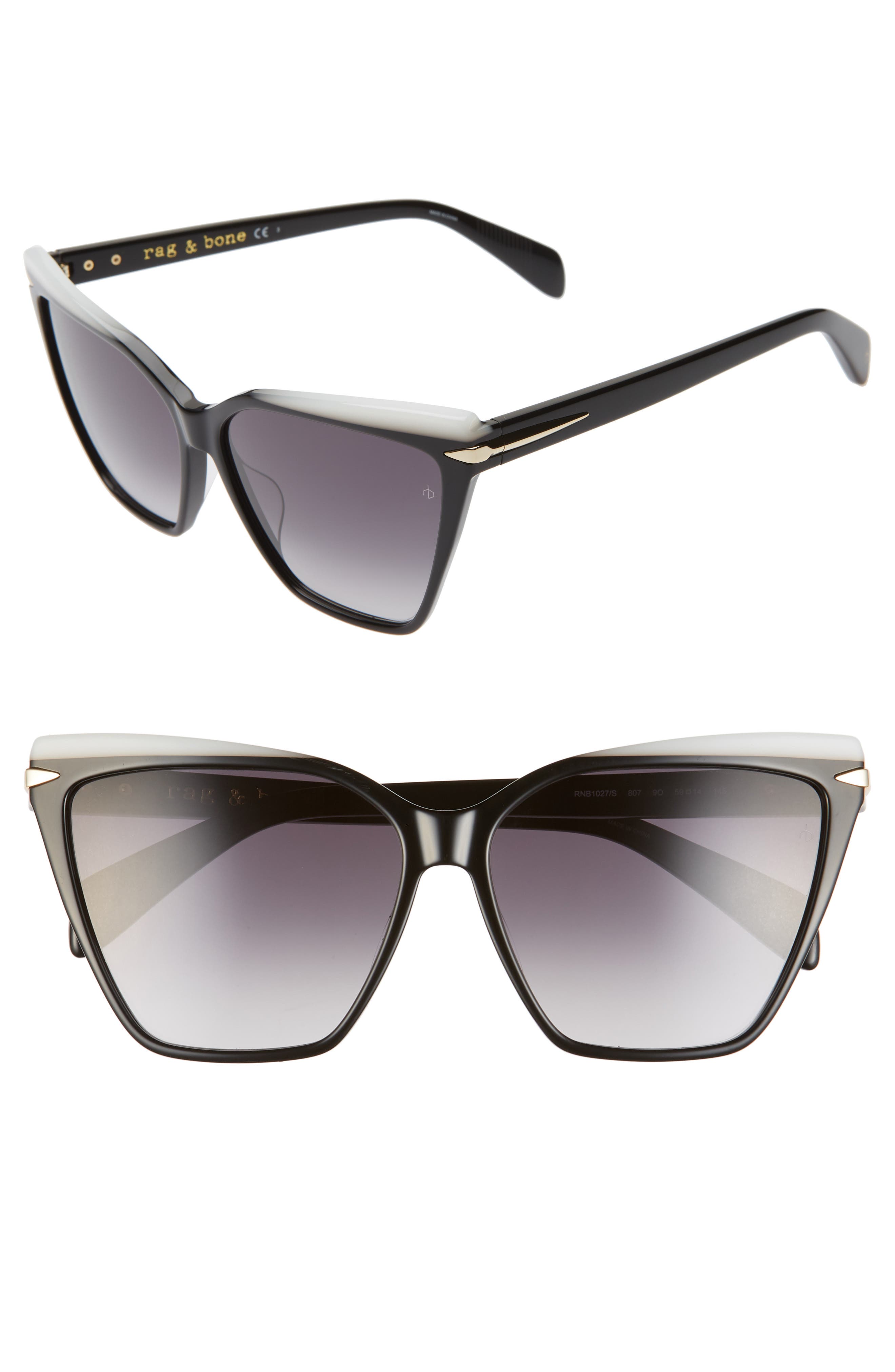 rag and bone cat eye sunglasses