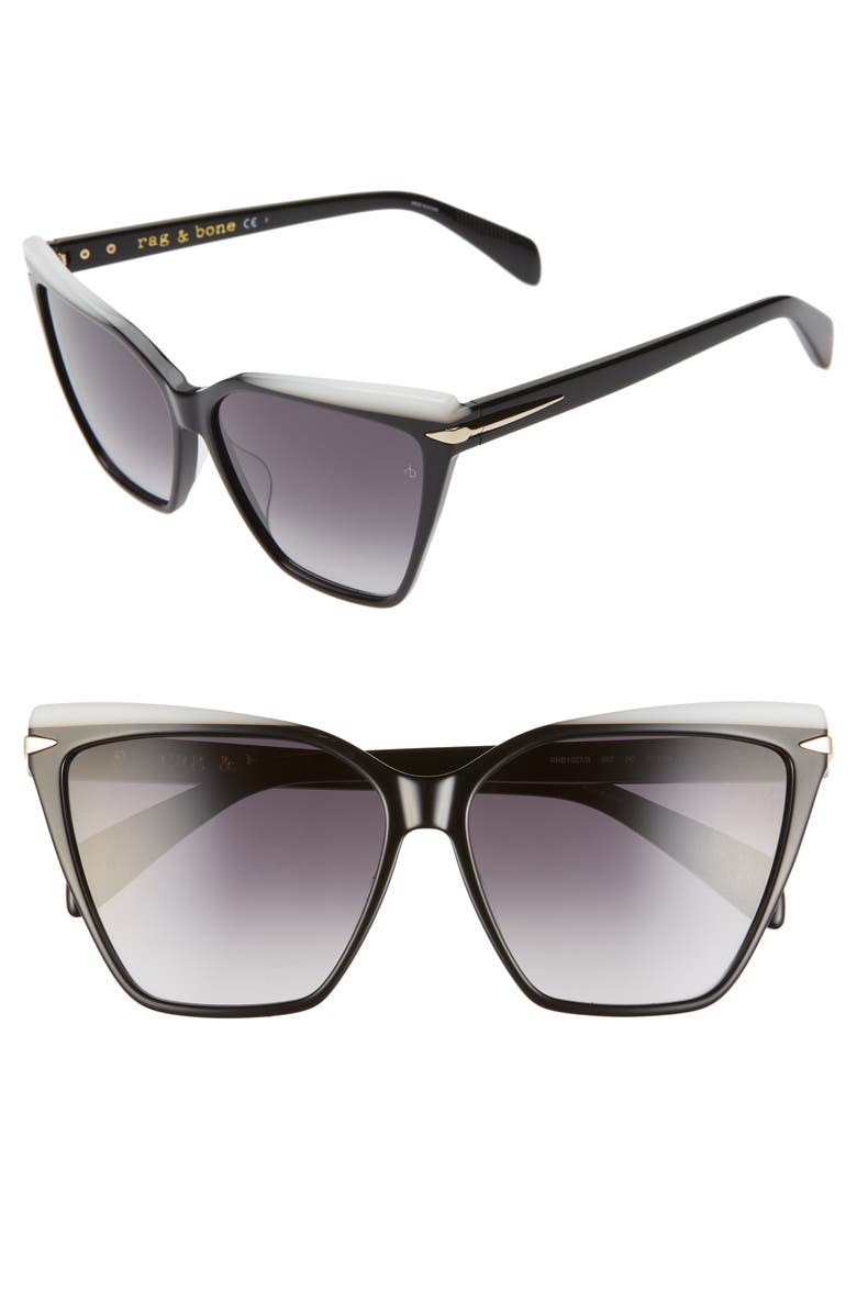 Rag Bone 59mm Gradient Cat Eye Sunglasses Nordstrom