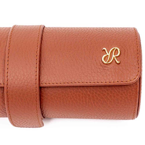 Rapport London Berekley Three Watch Roll In Tan