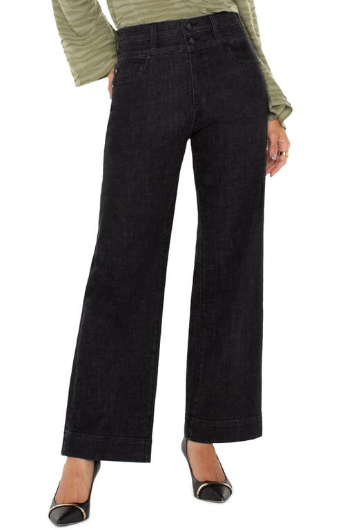 Shop Liverpool Stride Double High Waist Wide Leg Jeans In Rockville