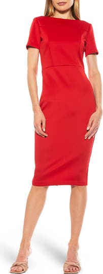 Alexia admor scuba shop midi sheath dress