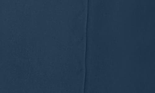 Shop Akris Melin Wide Leg Cotton Poplin Pants In Navy Denim