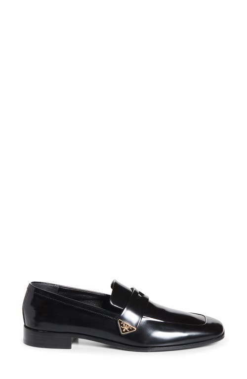 Shop Prada Mocassini Loafer In Nero