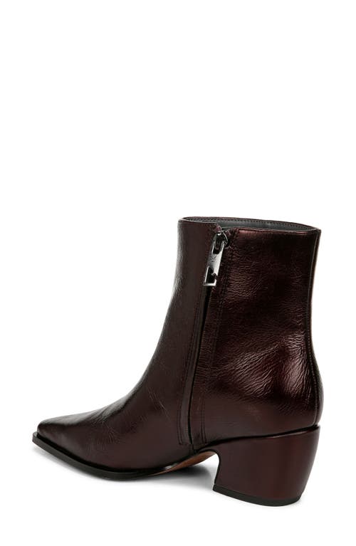 Shop Franco Sarto Vivian Bootie In Dark Brown