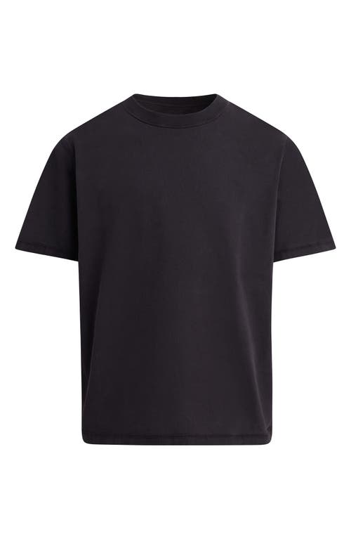 Hudson Jeans Heavyweight Cotton T-shirt In Forest Black