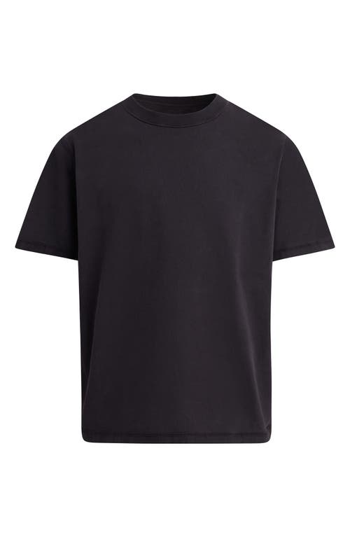 Shop Hudson Jeans Heavyweight Cotton T-shirt In Forest Black