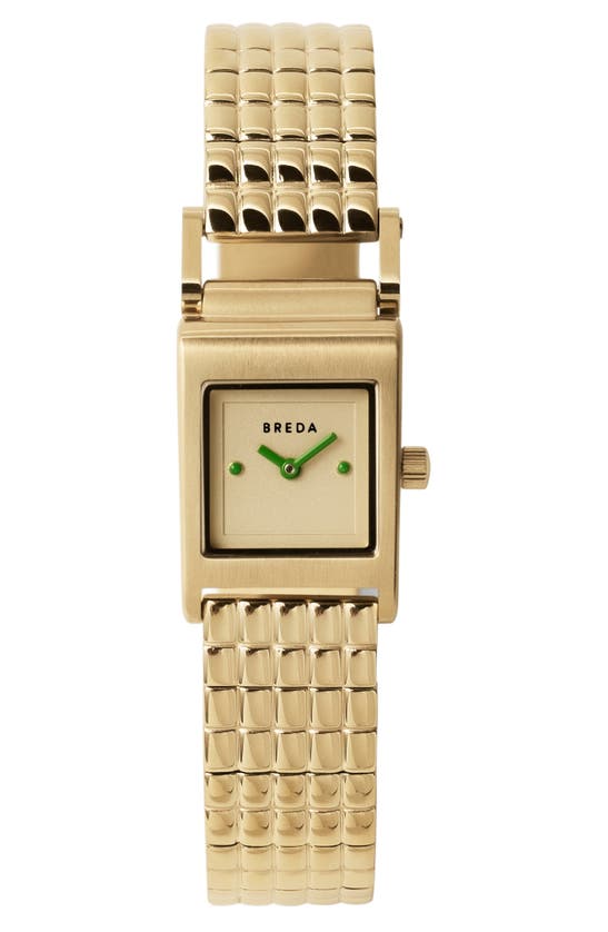 Shop Breda Revel Bracelet Watch, 18mm In 18k Goldlated