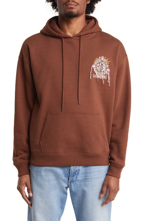 Oversized Floral Pullover Hoodie Falling for Floral Unisex 