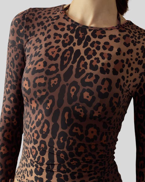 Shop Cynthia Rowley Bella Rashguard In Brown