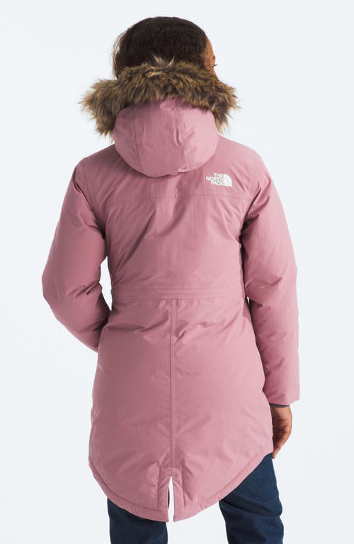 Shop The North Face Kids' Arctic Waterproof 600-fill Power Down Parka In Mauve