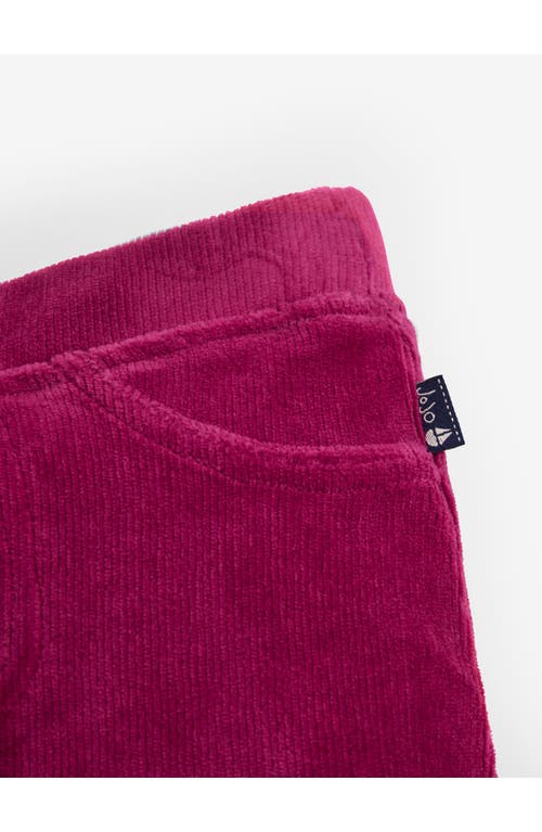 Shop Jojo Maman Bébé Jojo Maman Bebe 2-pack Assorted Corduroy Leggings In Berry