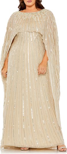 Eliza sequin 2024 cape dress