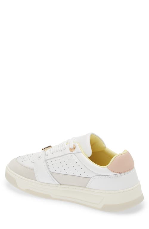 Hugo Boss Boss Baltimore Tennis Sneaker In White Multi
