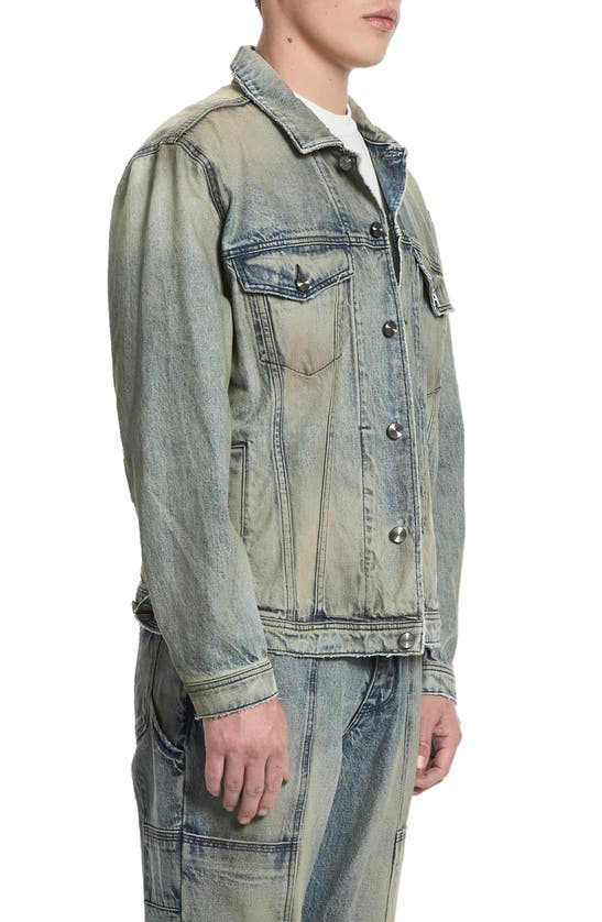 Shop Vayder Oversize Denim Trucker Jacket In Vega