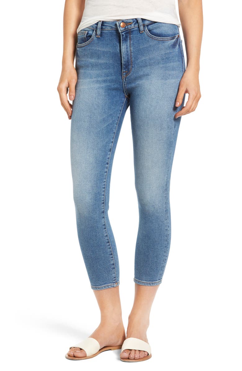 DL1961 Christy Instaslim High Waist Crop Skinny Jeans (Overboard ...